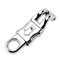 아연 합금 말 스냅 승마 로프 후크 퀵 릴리스 클립 회전식 스냅 후크 헤비 듀티 승마 액세서리 스냅 후크, [0] Color2프랑스, 1개