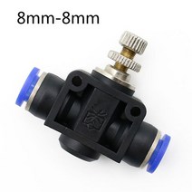 에어레귤레이터 공압 공기 흐름 조절기 4mm 6mm 8mm 10mm 12mm od 호스, sa8mm-8mm