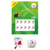 시선강탈 생쥐 캐릭터 골프공 스티커 골프공그림 골프공장식