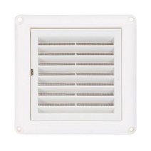 환기구 커버 벤트 공기 벽 그릴 천장 환기 루버 컨디셔닝 홀 리턴 그릴 디플렉터 메쉬 필터 배기, 100mm, 01 White 100MM