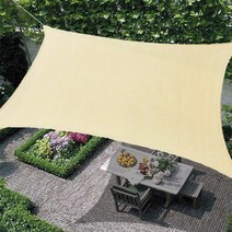 파파가든 카페 그늘막 쉐이드 썬쉐이드 옥상 천막 차광막 테라스 차단막, 1번: 2m x 2m(화이트 크림)