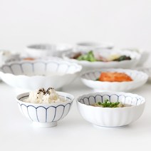 [오반자이] 물망초포겟미낫 공기와 대접 세트, 공기1p+대접1p, 물망초포겟미낫공기와대접[1세트]