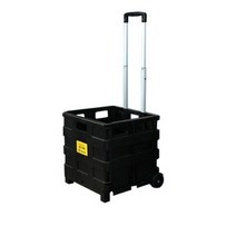 툴콘 접이식 쇼핑카트 SC-25K, 블랙, 2개