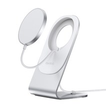 초텍 맥세이프 아이폰 무선충전기 (거치대 세트), 화이트, 1개