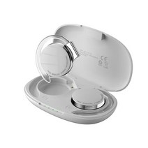 PIUJJA F2 상업 귀걸이형 무선 블루투스이어폰, 흰색, 흰색