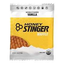 Honey Stinger 유기농 바닐라 와플 | 운동 지구력 및 성능을 위한 에너지 스트룹와플 가정 헬스장을 스포츠 영양 운동 전 후 16개 박스 480.8g(17온스), 바닐라_1.06온스(16개들이 팩)