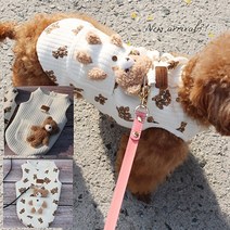 (N-inure) 강아지 어부바 하네스 (옷겸용), 아이보리 XL