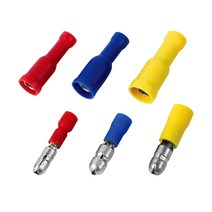 총알단자 암수10세트 블렛 터미널 압착 배선작업 소켓, ID08B. 블루 2-156 (암수10 세트), 10개