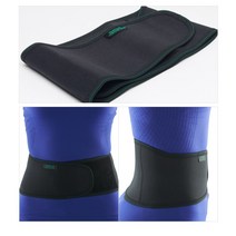 송강유통 테이핑기능 보호대 반테린코와 서포터 무릎/허리/팔꿈치/손목/발목/종아리 모음, 서포터허리검정(XL)