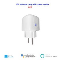 웨이브넷멀티탭 아볼트 에어컨 고전력 전자파차단 고전압 고용량 캠핑 멀티탭 16a eu 스마트 wifi 전원 플러그(전원 모니터 포함) smart home wifi 무선 소켓, 1개