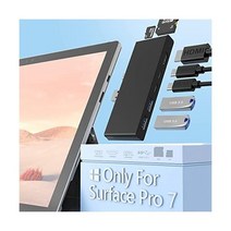 4K HDMI 어댑터 마이크로소프트 서피스 프로 7 허브 도킹 스테이션 USB CPD 충전 3포트 5Gbps 2019용 SD/TF 카드 리더 컨버터 도크, CL-SH869-N