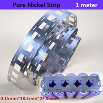 DIY 미니 스폿 용접기 리튬 니켈 플레이트 1 미터 스트립 99.96% 배터리 18650 팩 2P 용접 벨트, 02 0.15x20.2x27mm