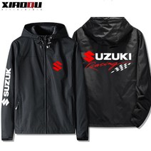 스즈키 바람막이 자켓 레이싱 정비소 F1 긴팔 점퍼 배달 오토바이 힙한, 블랙5