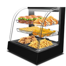 상업용 온장고 업소용 음식 진열대 빵 타르트 튀김, 2층