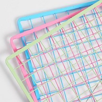 컬러 메쉬망 450x1500mm 휀스망 철망 인테리어 진열대, 화이트