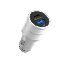USB PD PPS 83W 듀얼 차량용 초고속충전기 CP410, 차량용초고속충전기-CP410실버
