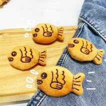 코엔라이프 [무료배송]붕어빵 브로치 에코백장식