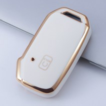 아케나 기아 카니발 쏘렌토 K3 K5 K7 K8 K9 니로 셀토스 스포티지 스마트키 케이스, RA-05, 화이트