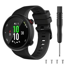 Garmin 가민 시계 호환 포러너 45 45s 실리콘 핀버클 탱버클 러버 워치 밴드 우레탄 젤리 루버 스트랩 시계줄