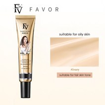 여름 커버 fv 부드러운 피부 도금 및 컨실러 리퀴드 파운데이션 워터프루프 풀 스킨 블레미쉬 다크 스팟 문신 컨실러 크림, 상아