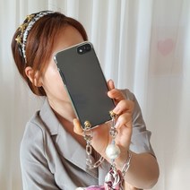 트위드 골드체인 와이드 헤어밴드 럭셔리 우아한머리띠