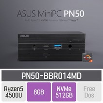 ASUS PN50-BBR014MD [대체출고 됩니다.], 8GB + 512GB, PN50-BBR014MD(4500U)