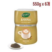 구수한 녹차파우더 로스팅 호지차 믹스 550g 6EA