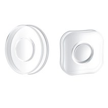 Baseus 흡착 나노 젤 패드 다용도 부착식 거치대 홀더 1+1 상품, 사각 1개+원형 1개, 1개