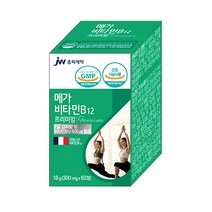 JW중외제약 비타민 B12 프랑스산 프리미엄 300mg 단일 영양제 (600uq), 1개, 60정