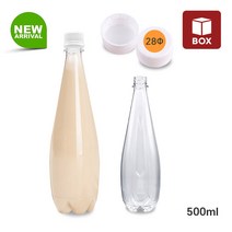 (1BOX 98개) 막걸리전용캡 효소탄 페트병 500ml 신형 탄산 발효 플라스틱 공병, (1BOX 98개) 막걸리캡 화이트