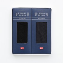 BYC 남성 양말 선물 세트 2족 남자 정장 장목 신사 베이직 추천 추석 설날 명절 한가위 만원 이하 SSM0142