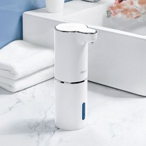 자동 거품 디스펜서 비누 센서 손세정기 ABS 소재 욕실 스마트 세척 손 기계 USB 충전 흰색, soap dispenser