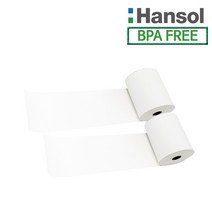 한솔정품 포스용지 57X60 20롤 무지 감열지 친환경영수증용지용지 신용카드단말기 주차장 BPAFREE