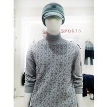MU스포츠 남성 기하학 패턴 터틀넥 GU72PN53(1273856)