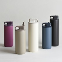 트래블앤쿡 킨토 액티브 스트로우 텀블러 600ml 800ml, 화이트