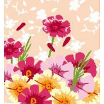 리빙듀오 DIY 쉬운 명화 유화그리기 세트 A-145 컬러풀 플라워 소형 20x20, 상세페이지 참조