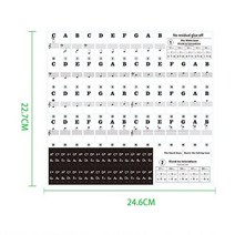 신디사이저 음악 피아노 스티커 투명 키보드 탈착식 전자 37, 01 B