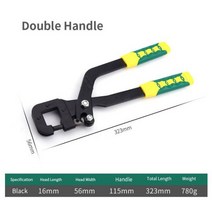 가죽공예 도구 전문 알루미늄 용골 집게 리벳 프리 펀칭 금속 펜치 홈 인테리어 스터드 크림 퍼 고정 펀치, 03