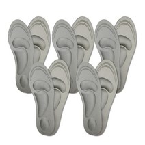 5쌍 MAYTWO 잘라쓰는 기능성 쿠션 신발 운동화 깔창, 남성용(5쌍), 그레이