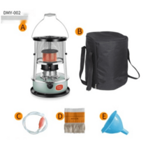 로타리 난로 기름난로 야외 낚시 등유 석유 난로 dr2-18, DMY-001 레이크블루 풀세트+전자온도계