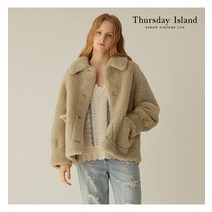 [써스데이아일랜드][Thursday Island] 여성 셔츠형 볼륨 퍼 자켓(T208MLT236W) 396422