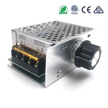 4000 w 220 v ac scr 전압 조정기 조광기 전기 모터 속도 컨트롤러 전자 볼트 조절기 조광기 온도 조절기 조절기