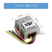 XWST-DC 12v ~ 48v 스텝 업 컨버터 12vdc 48vdc 전압 안정기 1A 20A 출력 부스트 전력 변환기, 3.5A Aluminum, 12V_48V