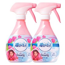 페브리즈 섬유탈취제 다우니향 370ml 2개