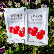 산골농원 소백산 친환경 영주 사과즙, 110ml, 100개