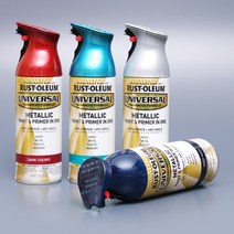 러스트올럼 유니버셜 메탈릭 스프레이 페인트 실내외 겸용 품질 녹방지 빛바램방지, 12. 다크 체리 (331200)