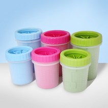 천국 손발 세척기 블루 S 애견발 강아지 발 세척기, 단일 수량