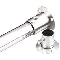 스텐파이프브라켓 롱소켓32파이 옷걸이부속 봉, 32파이