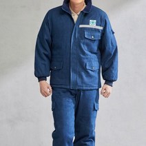 멘티스 작업복상의 MT-824 겨울 잠바 추동복 근무복, 90