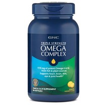 GNC 오메가3 EPA DHA GLA 리놀레산 90캡슐 해외, 6개